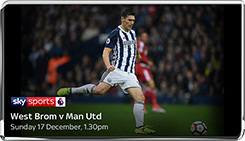 West Brom v Man Utd - Sunday 17 December 1.30pm